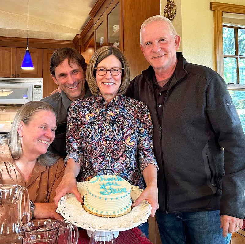 25 Year Celebration at Mercy Regional Medical Center in Durango with Dr. Chuck Salka, Dr. Jennifer Rupp, and Carole Pope, clinic RN EDITED