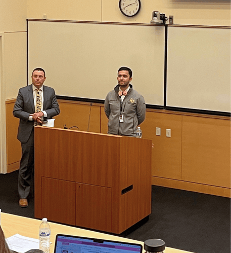 General surgery residents presented research at symposium.