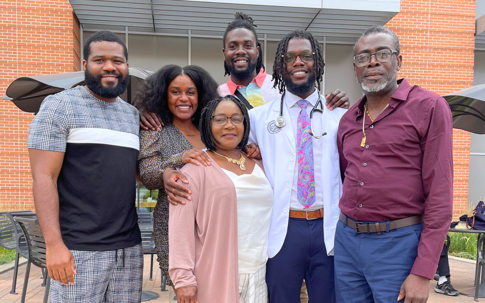 Chiagoziem Anigbogu Family White Coat