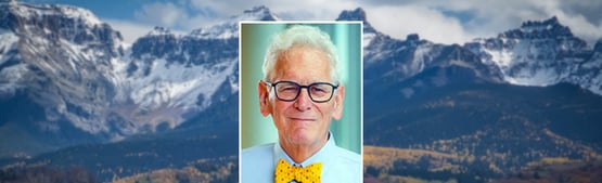 Stephen Berman with Colorado mountain background