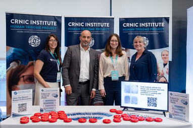 Crnic Institute team pictured at the Crnic Institute booth