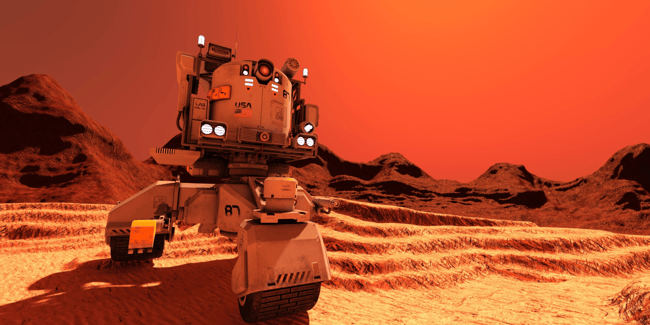 DEM Aerospace MDMS photo of mars rover