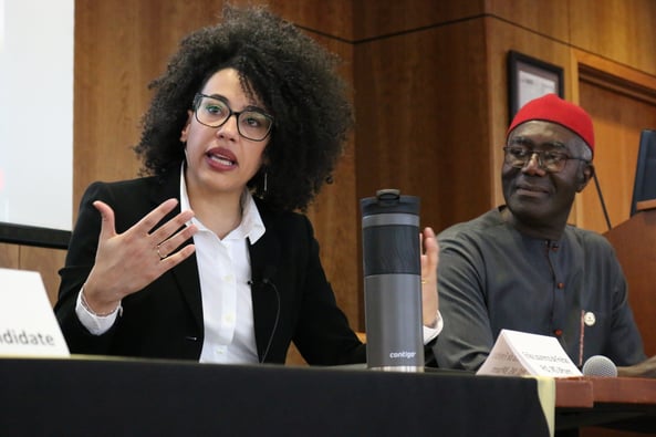 Dr. Erika at the BHM panel