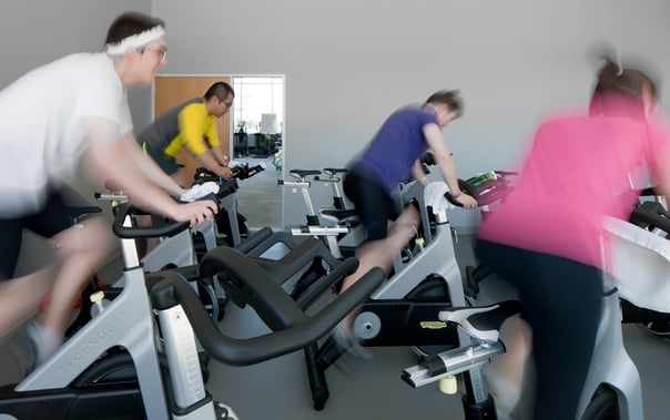 Fitness Center cycling class