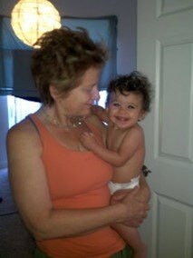 Author and Grandchild