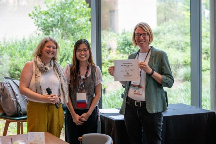 Anne Gresch Receiving Award