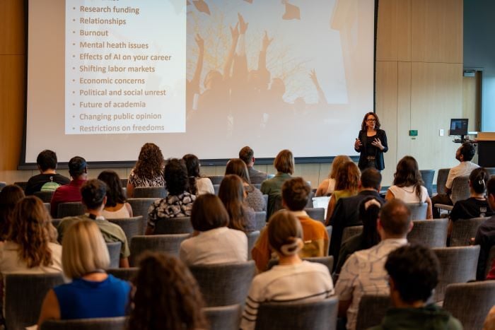 Dr. DiGangi and talk attendees