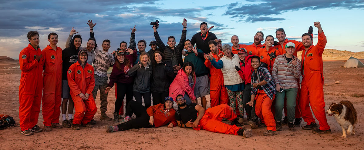 Group photo on Mars