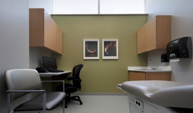Campus Health Center exam room
