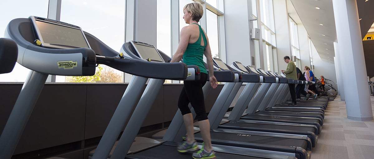 Fitness equipment at AHWC