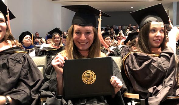 Lauren De Crescenzo at graduation