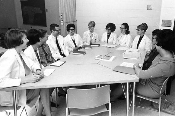 Nurse practitioner seminar class in 1966