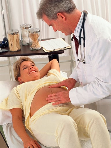 Pregnant patient examined