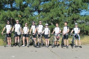 CU Pharmacy cyclists take part in the 2013 Tour de Cure ride, where the team raised nearly $18,000.Richard Radcliffe, second from left, is leading an effort to create a campuswide team.