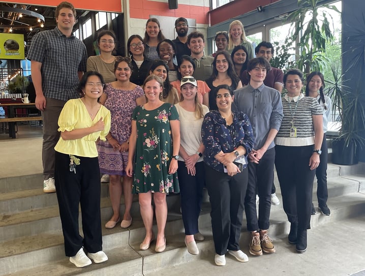 Neda Rasouli, MD, smiles in a group photo.