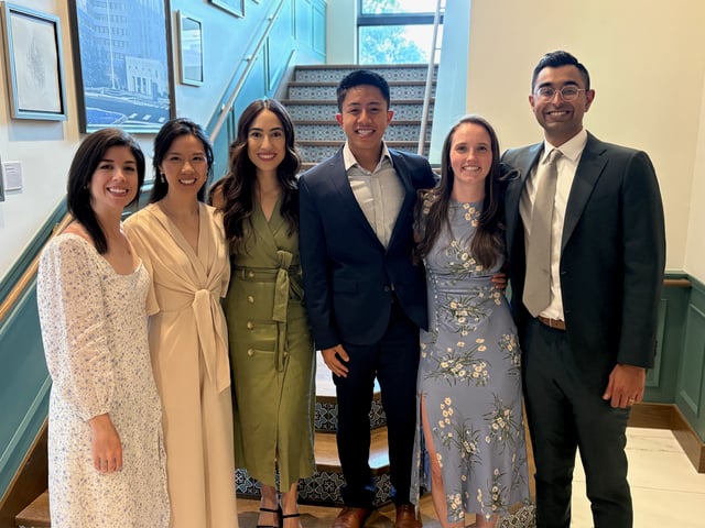 Six ophthalmology fellows at CU Anschutz celebrate their graduation.