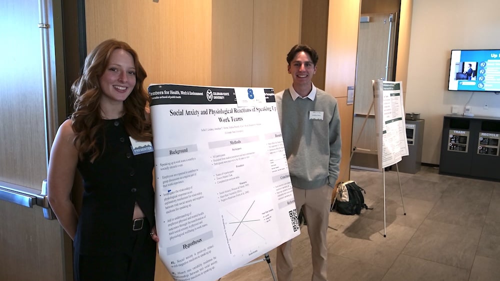 Students presenting at RD 2026.