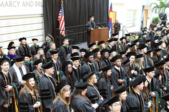 A group photo of School of Medicine graduates.
