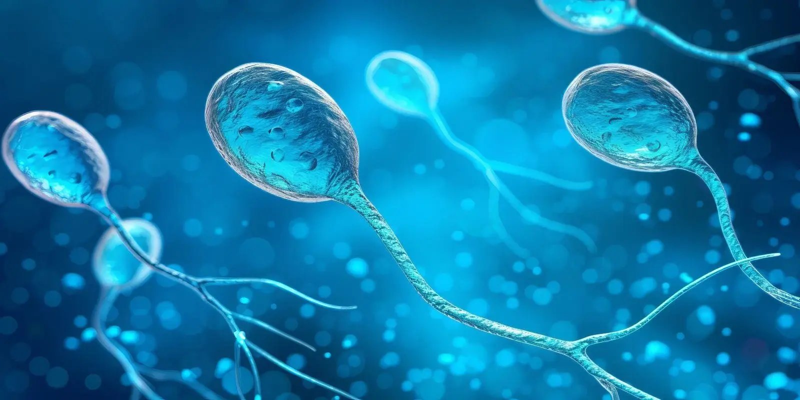 Digital representation of sperm. 