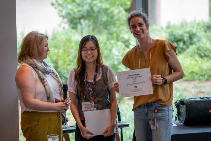 Postdoc poster session winner