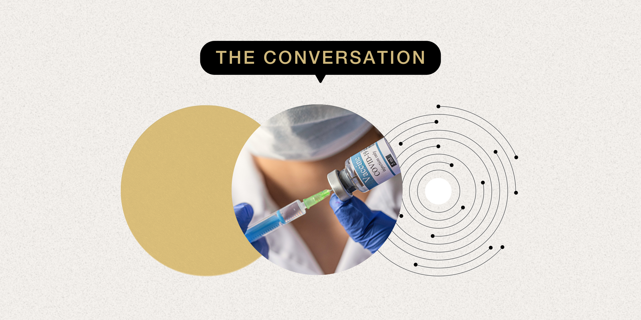 Photo of someone receiving a vaccine 