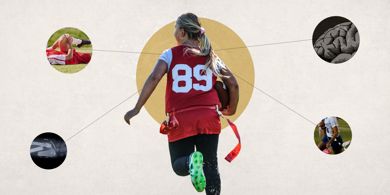 Touted as Non-Contact, Flag Football Is Still a Game of Hard Knocks