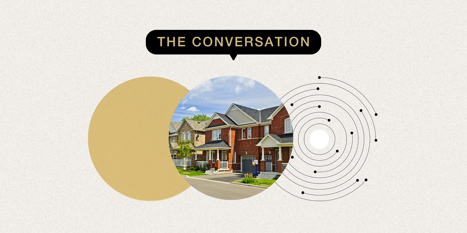 Photo of houses and a neighborhood 