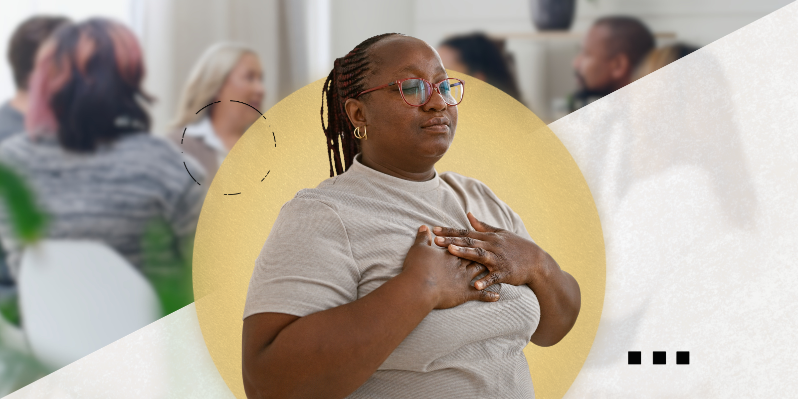 Stylized image of mindfulness practices. 