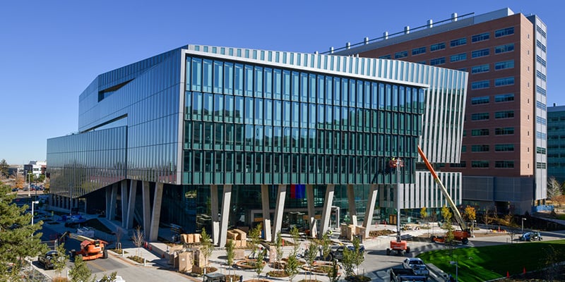 Exterior of the Anschutz Health Sciences Building