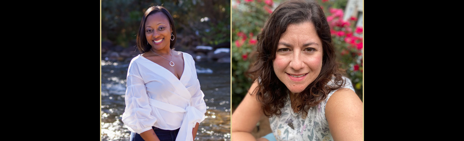 CU College of Nursing students Nylah Bass and Charlotte Weiss