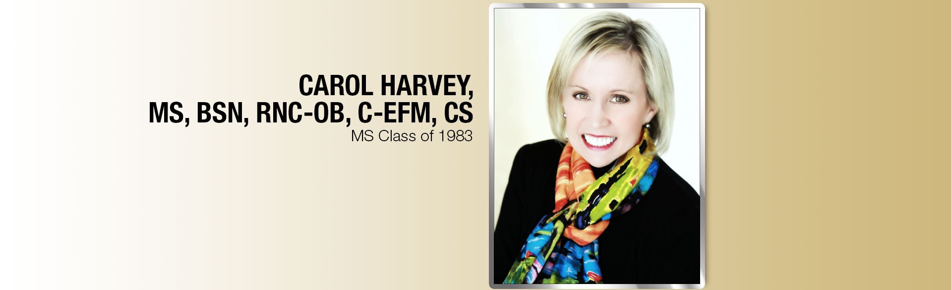 CU College of Nursing Alumni Carol Harvey