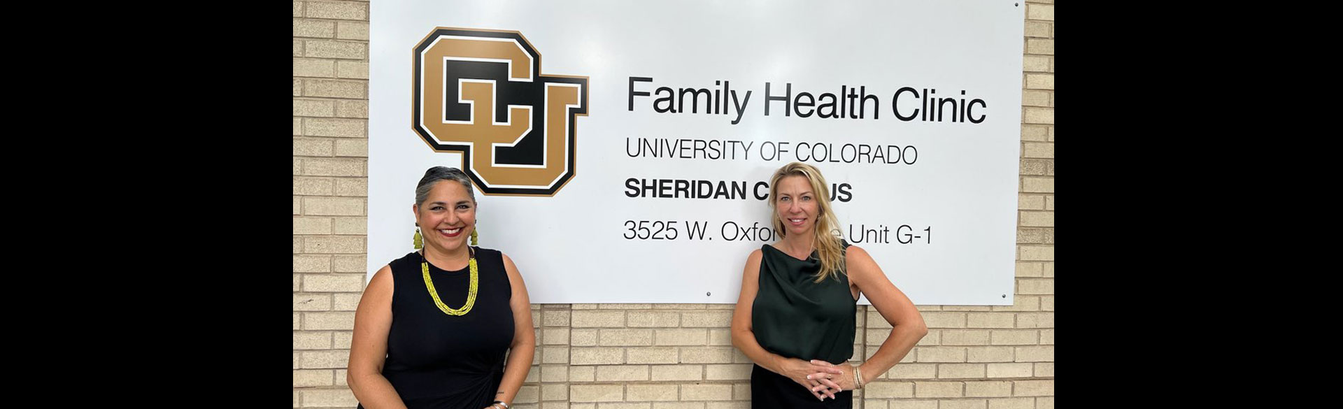 HHS Region 8 Lily Griego and Sheridan Health Services CEO Erica Sherer
