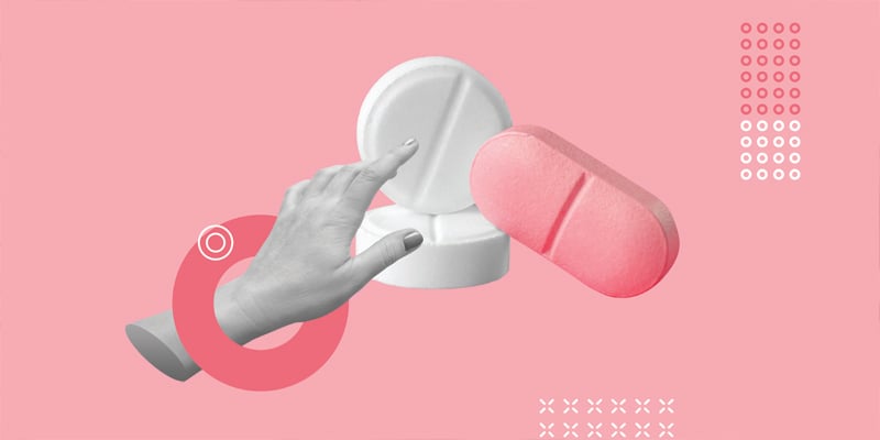 hand reaching for medication