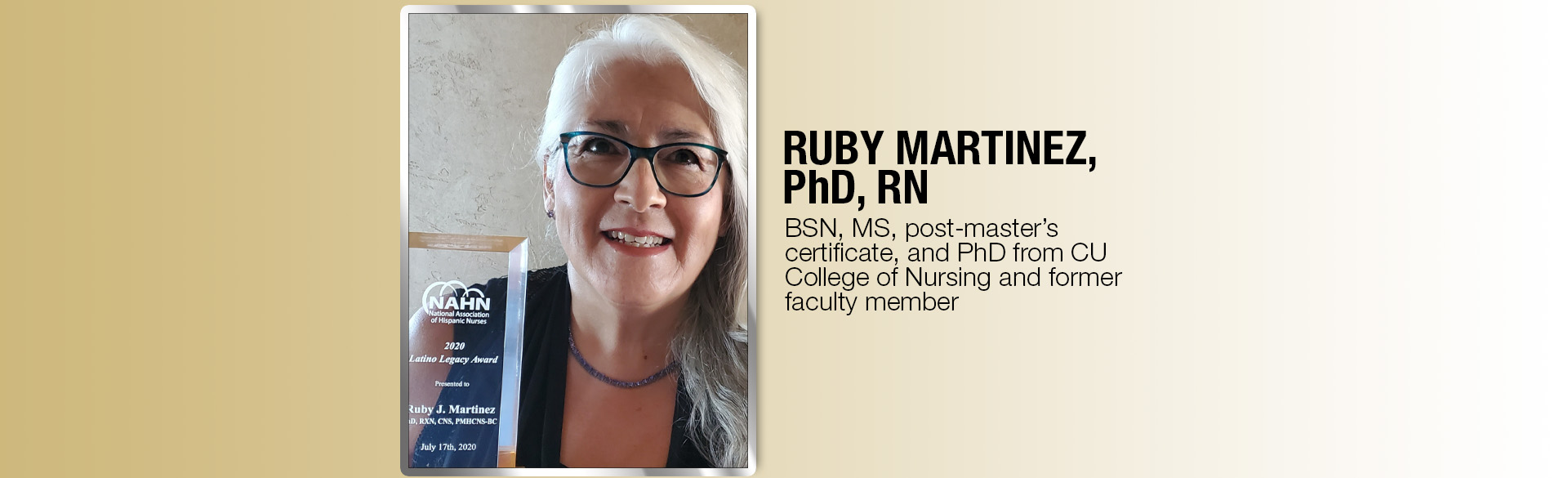 CU Nursing alumna Ruby Martinez, PhD, RN