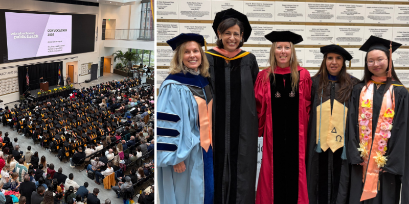 ColoradoSPH Graduation photo collage with special guests and speakers