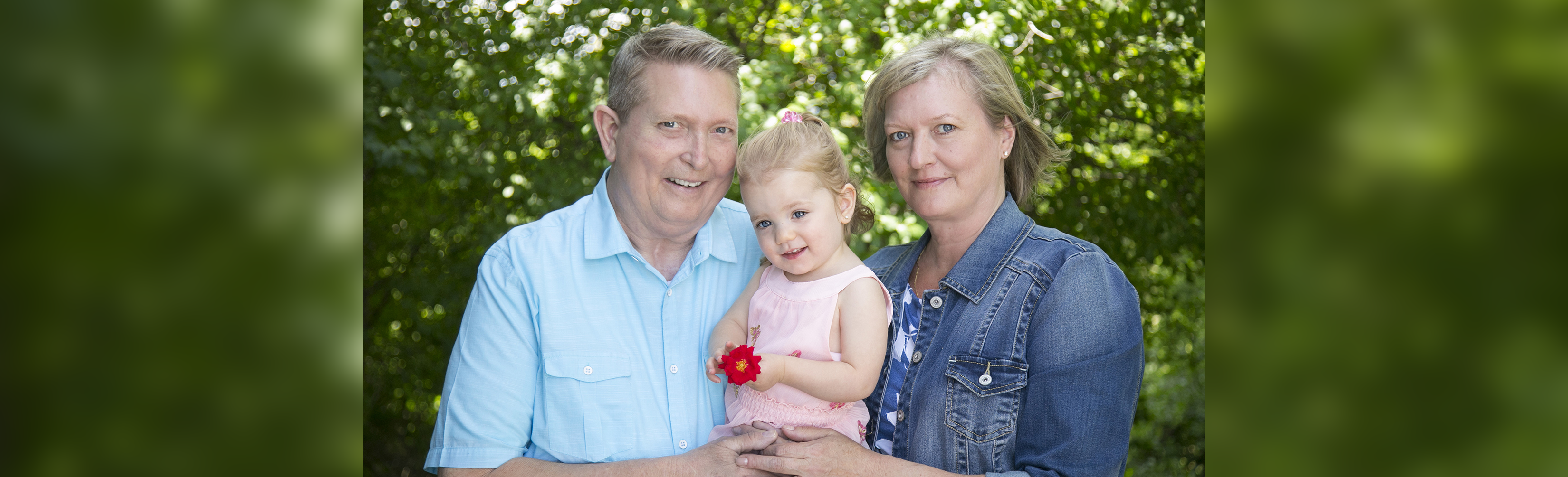 Duane and Dana Cerniglia with their 4-year-old granddaughter, Remy