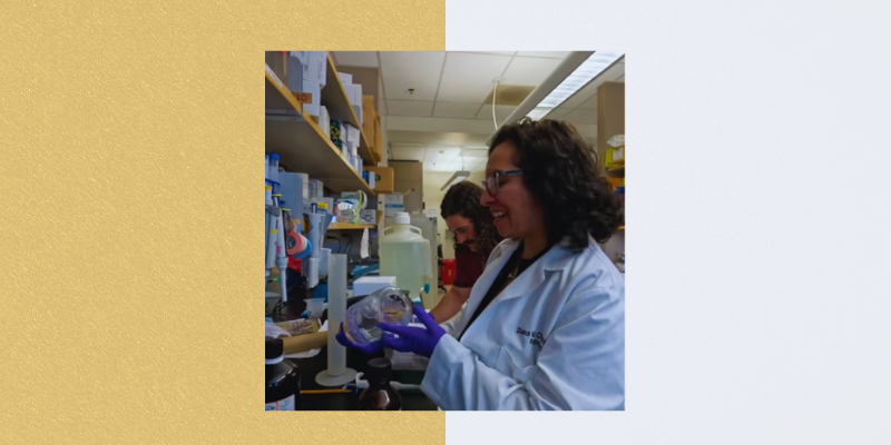 Diana Cittelly in her lab | University of Colorado Cancer Center
