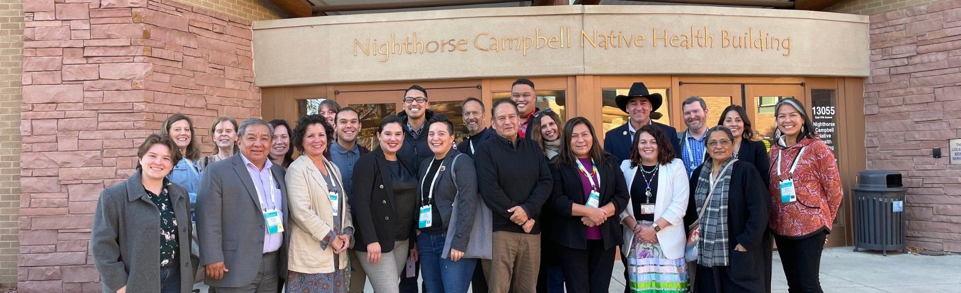 CAIANH Team in front of Nighthorse Campbell Building
