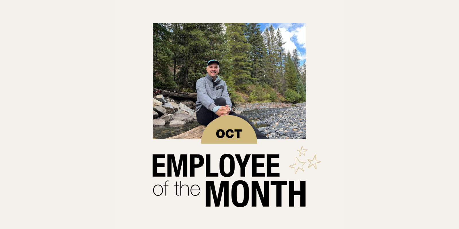 October Employee of the Month, Bret Turner