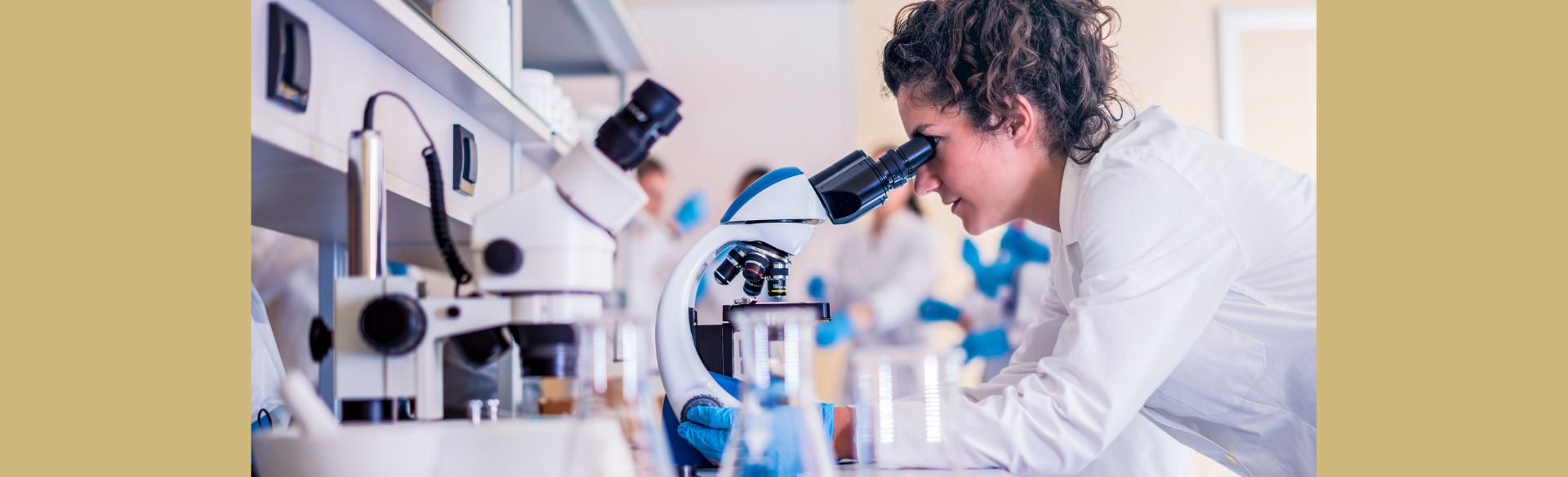 A researcher working in a lab.