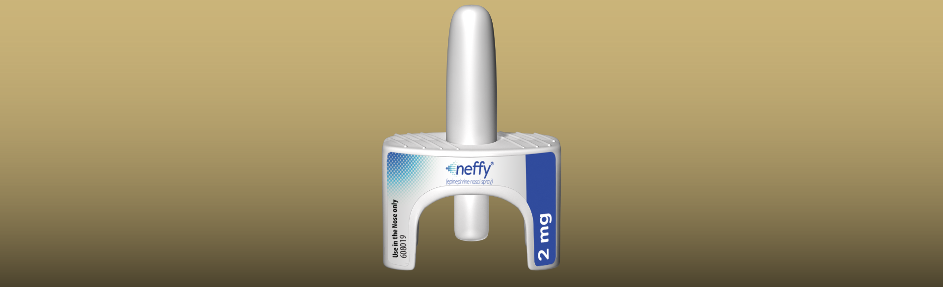 An image of the Neffy nasal spray.