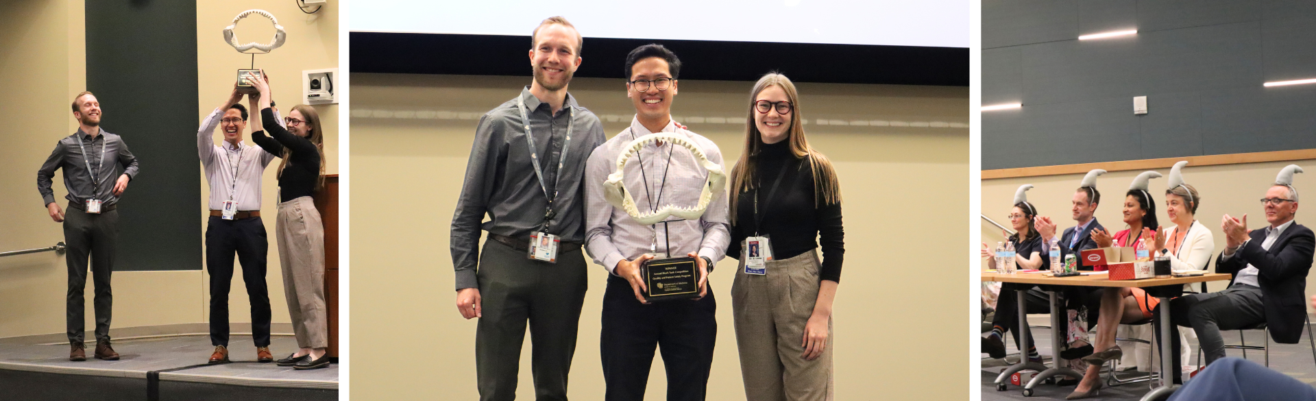 Images from the 2024 Department of Medicine Shark Tank Competition.