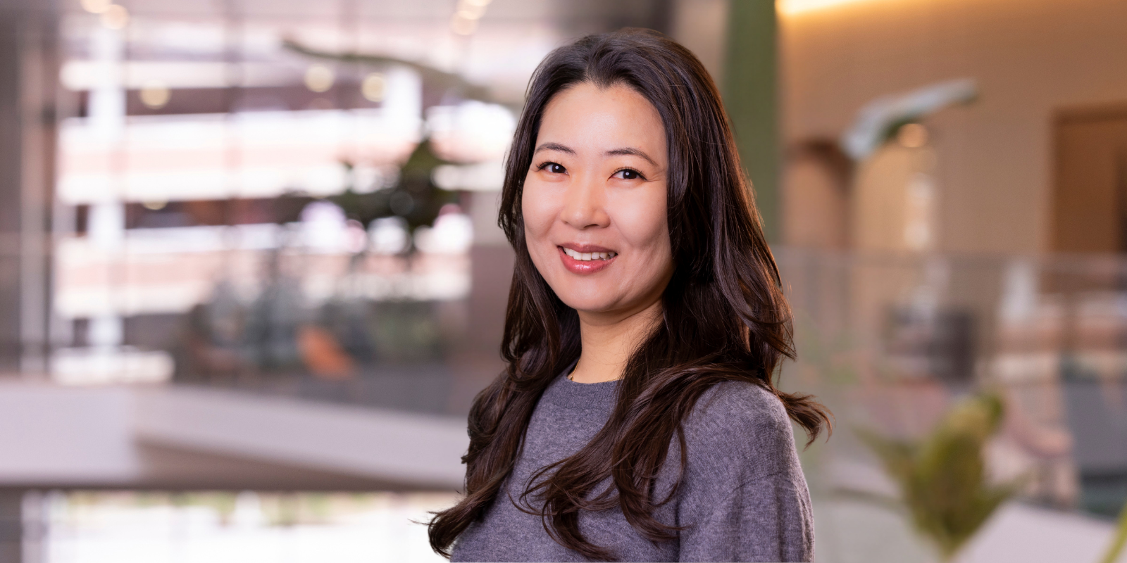 Mi-Hyun Nam, PhD, smiling while at the CU Anschutz Medical Campus.
