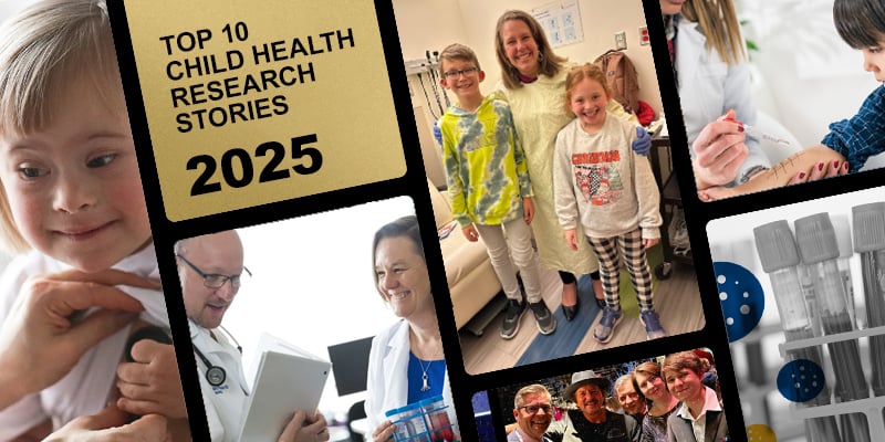 Top 10 Child Health Research Stories of 2025