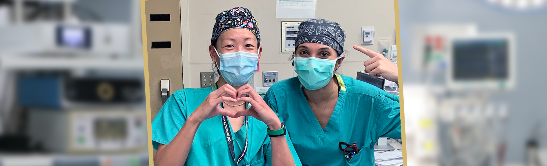 Jessica Rove, MD, and Simran Randhawa, MBBS, of the University of Colorado Division of Cardiothoracic Surgery
