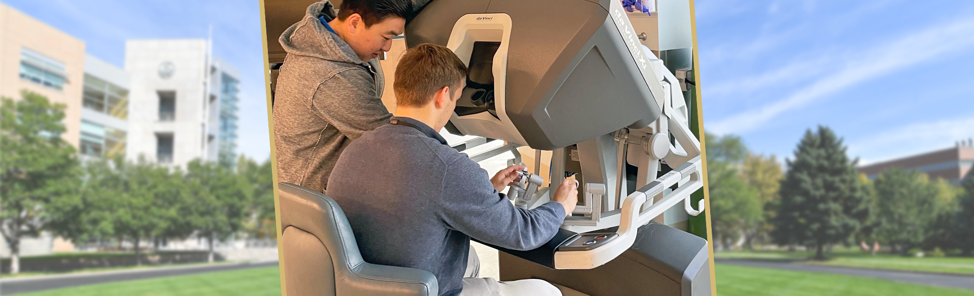 General surgery residents at the CU Department of Surgery are receiving valuable training with new robotic surgical equipment.