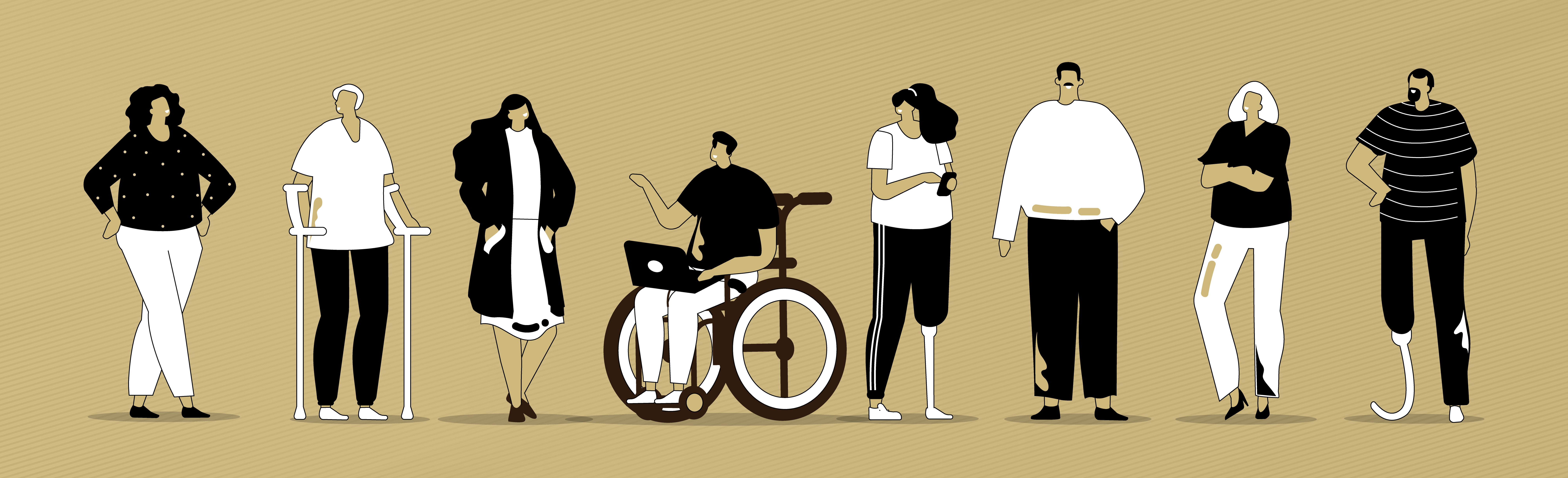 Graphic of people with disabilities