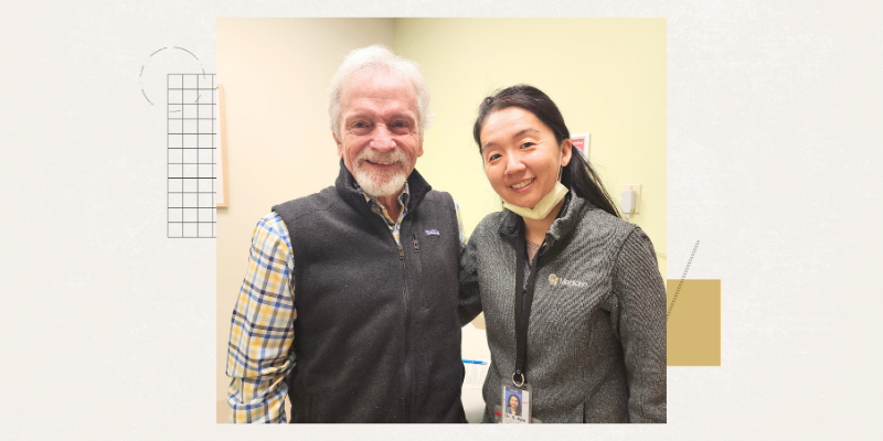 Don McCoy with Sunnie Kim, MD