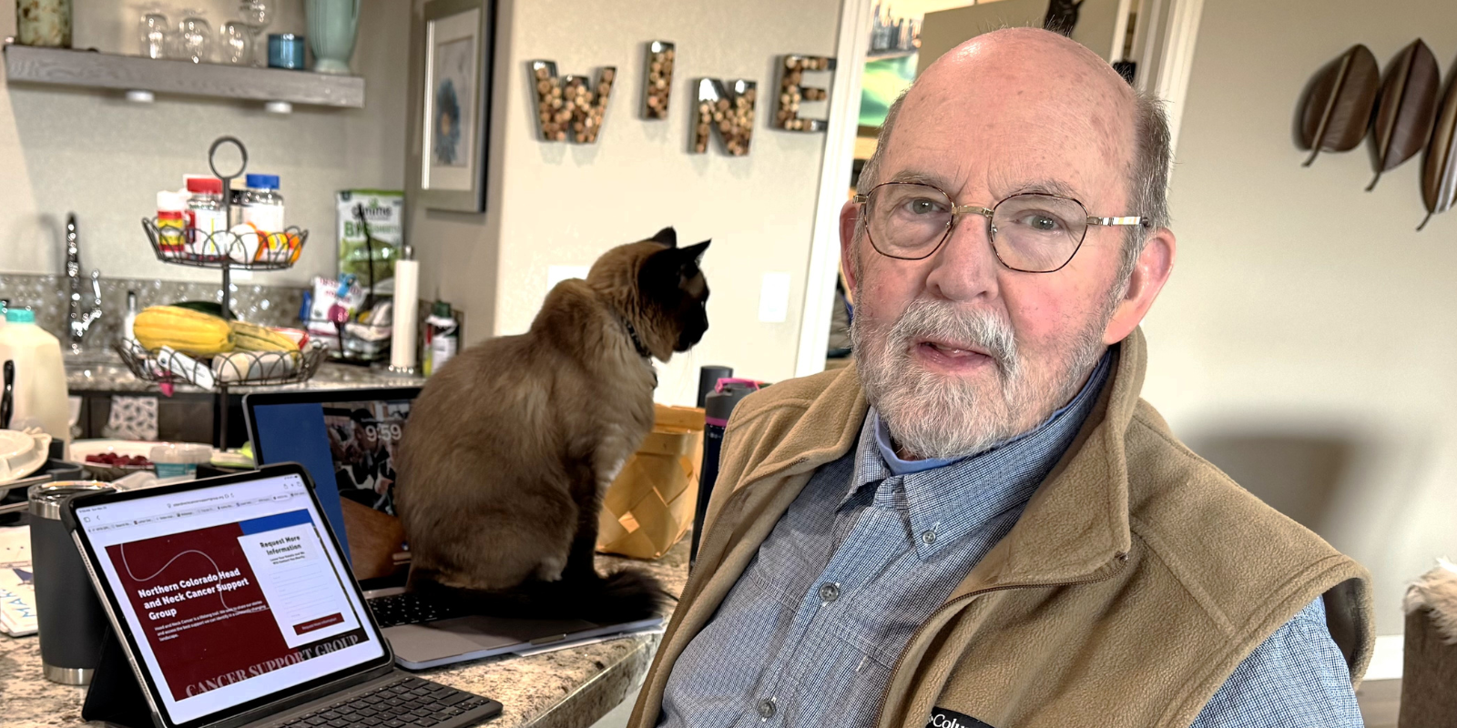 ‘You’re Not the Only One Going Through This’: A Head & Neck Cancer Survivor Supports Others and Advises the CU Cancer Center