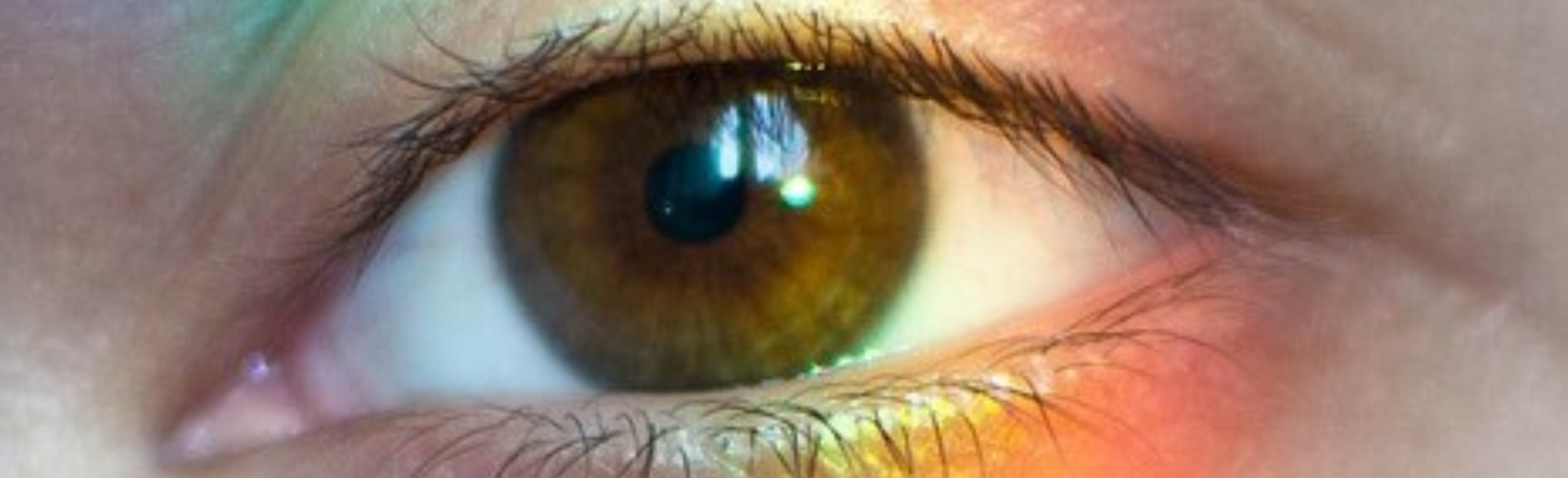 Close up of a person's eye